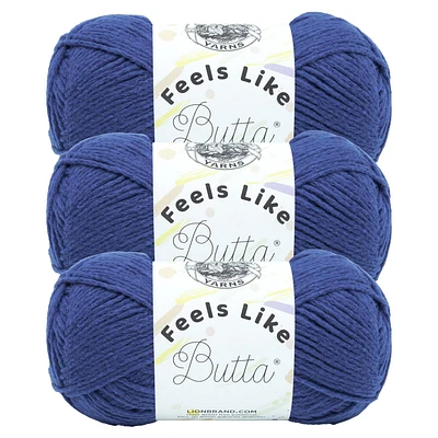 Fil Lion Brand Feels Like Butta® Fil #4 Medium/Worsted 100g/199m 3-Paquet