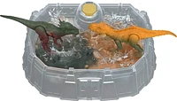 Jurassic World  Révélation Dino  Coffret Combat  2 dinos, aréna