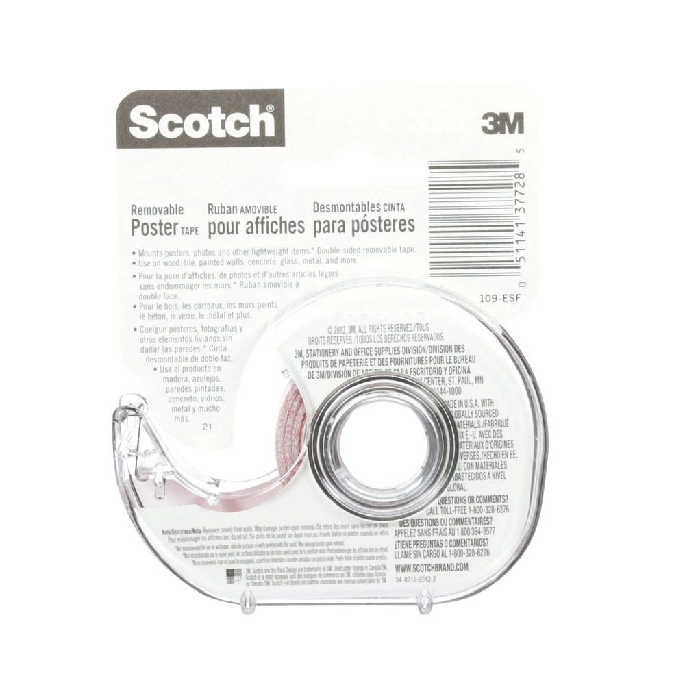 Ruban amovible pour affiches Scotch® 109-ESF 1 Roleau Par Paquet