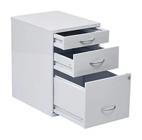 Classeur en métal OSP Designs de 22 po en blanc
