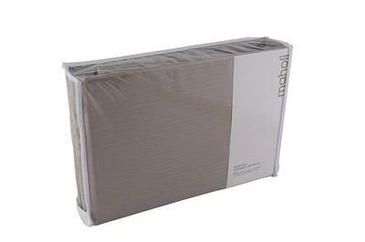 Ambassador Ensemble de draps en coton de 600 fils au pouce carré rayures Tuxedo de Maholi