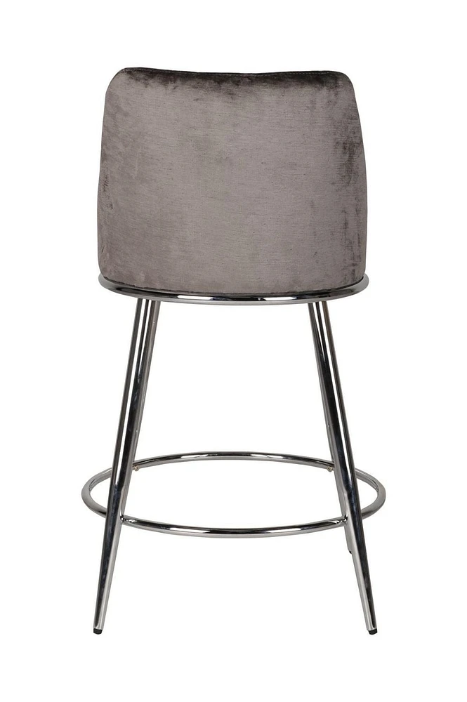 Nora Counter Stool, Set of 2, Grey