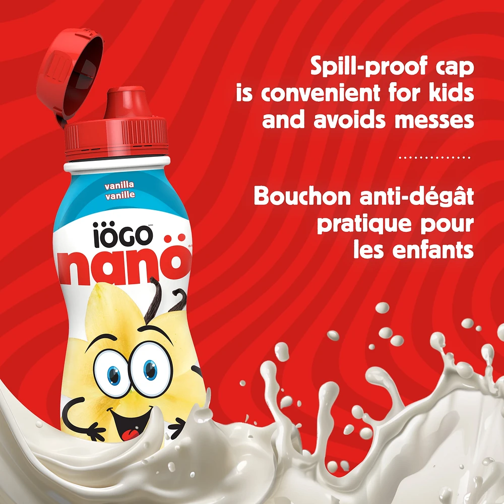 iÖGO nanö Drinkable Vanilla Yogurt 1%, 93ML