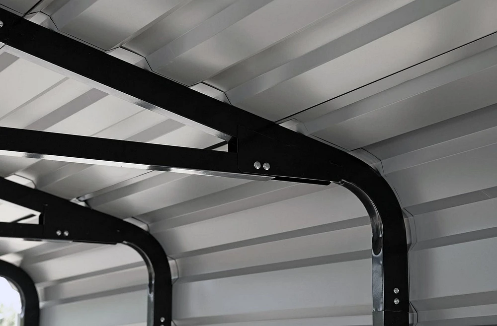Arrow Abri d'auto 20 pi x 20 pi x 9 pi Charbon