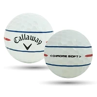 Mulligan - 12 Callaway Chrome Soft 2024 360 Triple Track 5A Mint Recycled Used Golf Balls