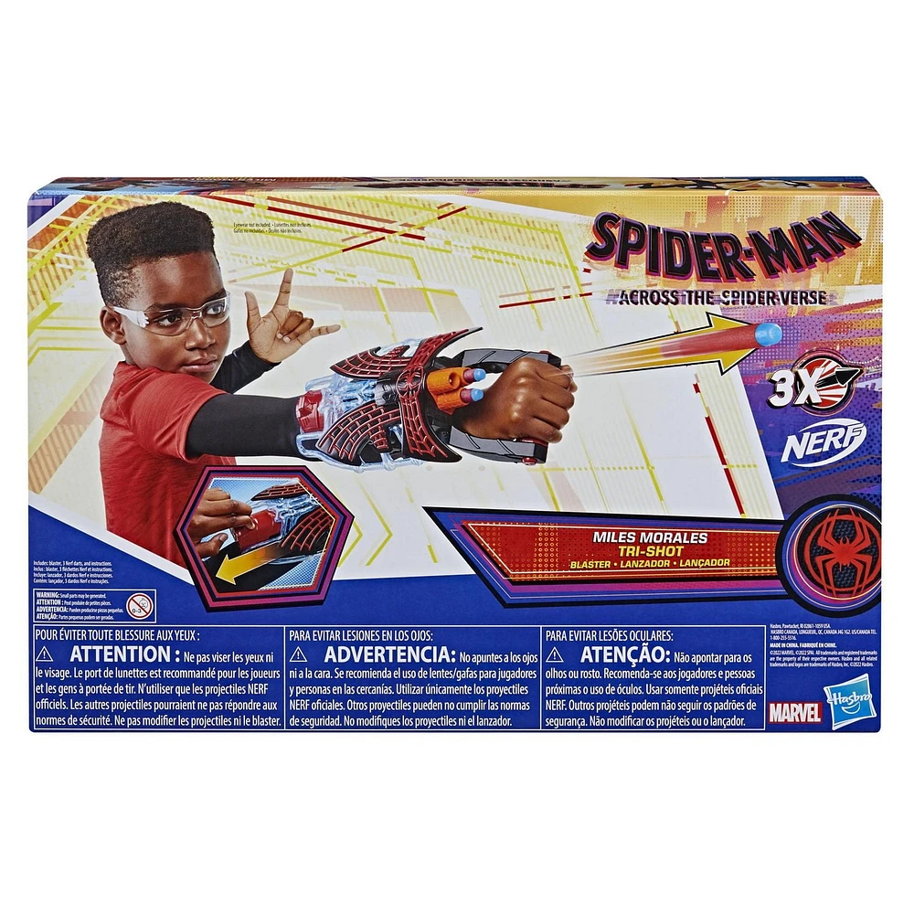 Marvel Spider-Man: Across the Spider-Verse, blaster Miles Morales 3 fléchettes