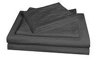 Natural Crinkle Fabric Ultra Soft Solid Duvet Cover Set - Zipper Closure