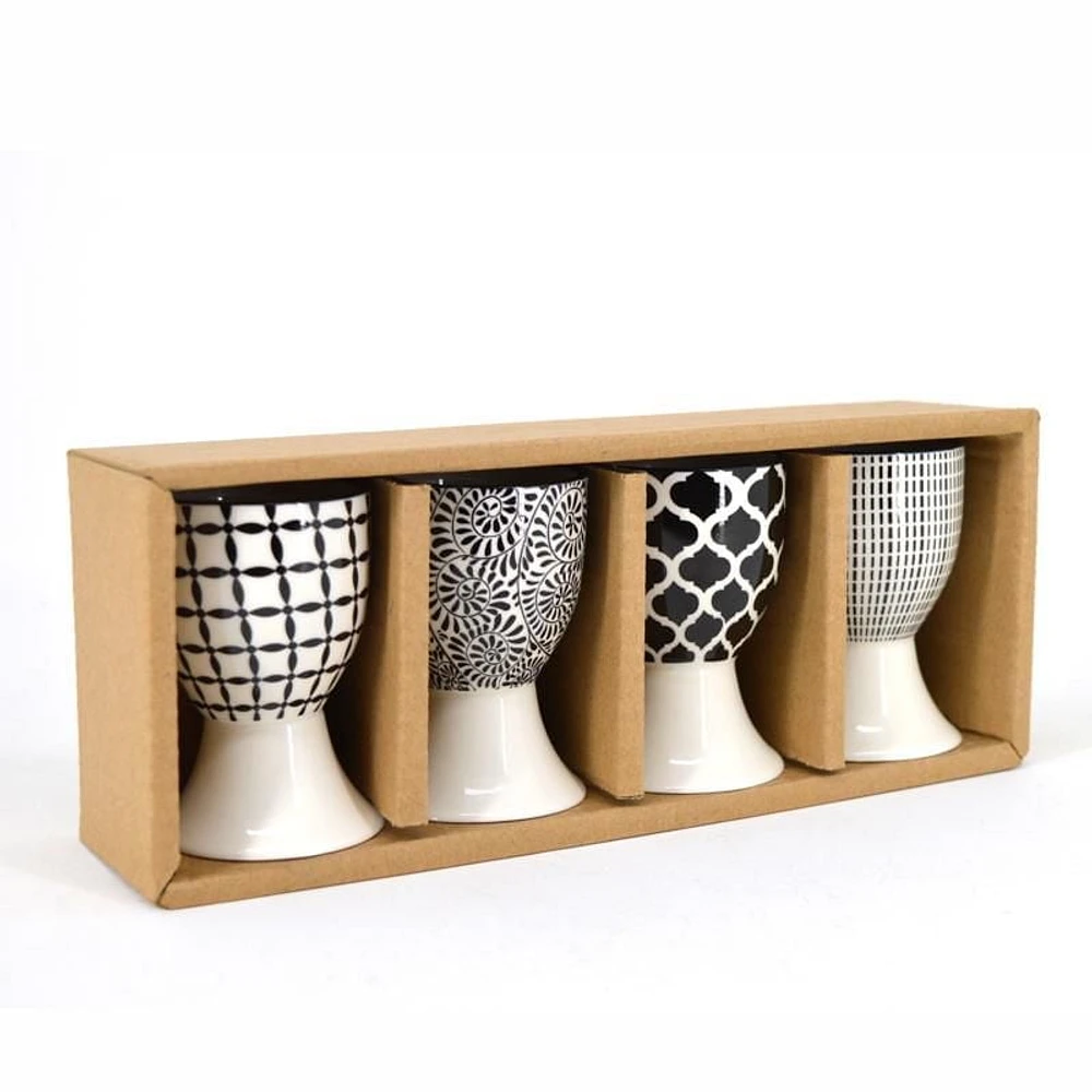 BIA Egg Cups B/W, Assorted