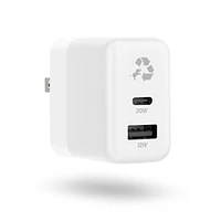 Nimble Power Adapter Power Delivery 32W US Plug White, PowerAdapterDelivery32WWhite