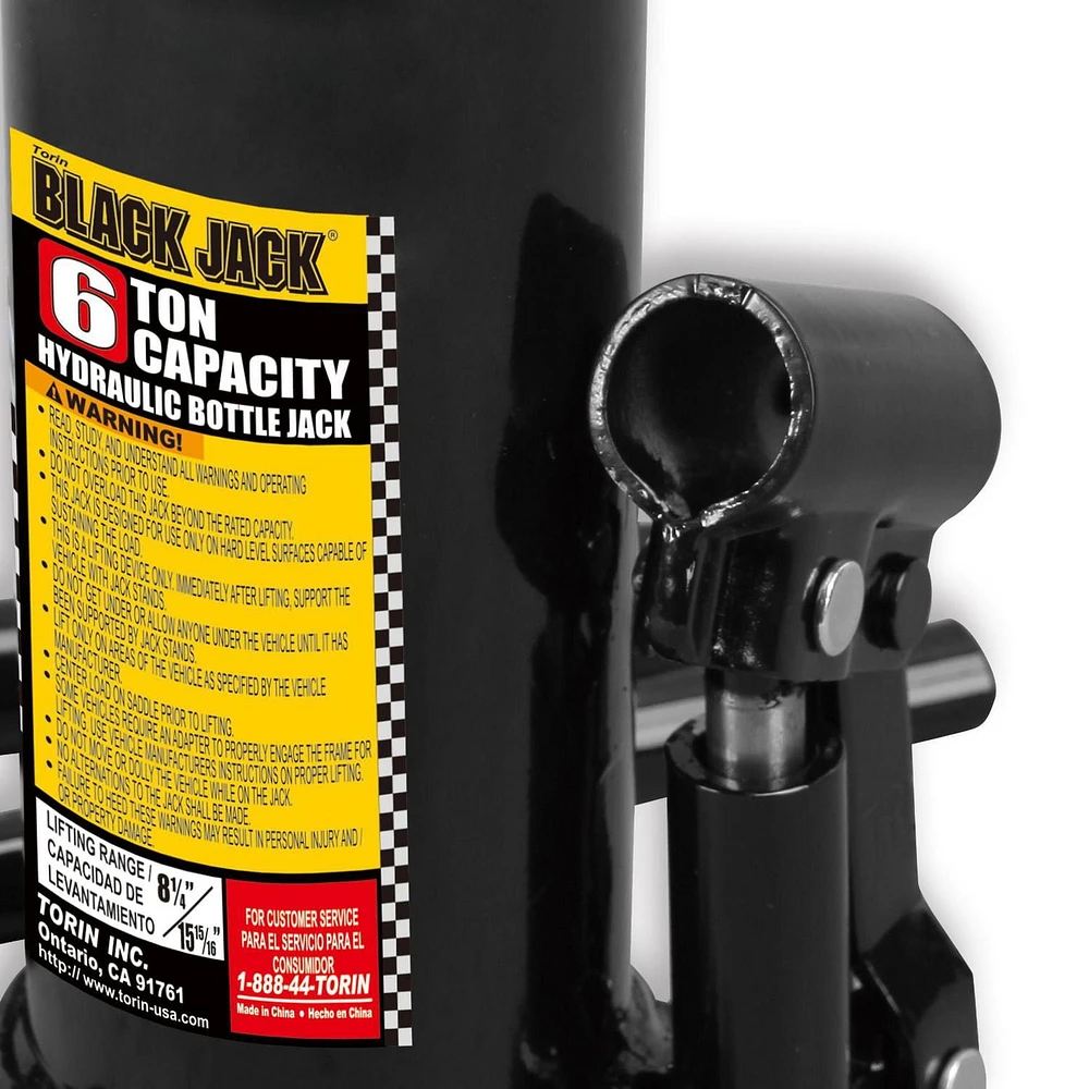 Cric-bouteille hydraulique de 6 Tonnes par Black Jack 6 Tonnes Cric-bouteille