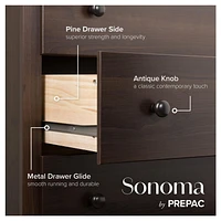 Prepac Commode à huit tiroirs