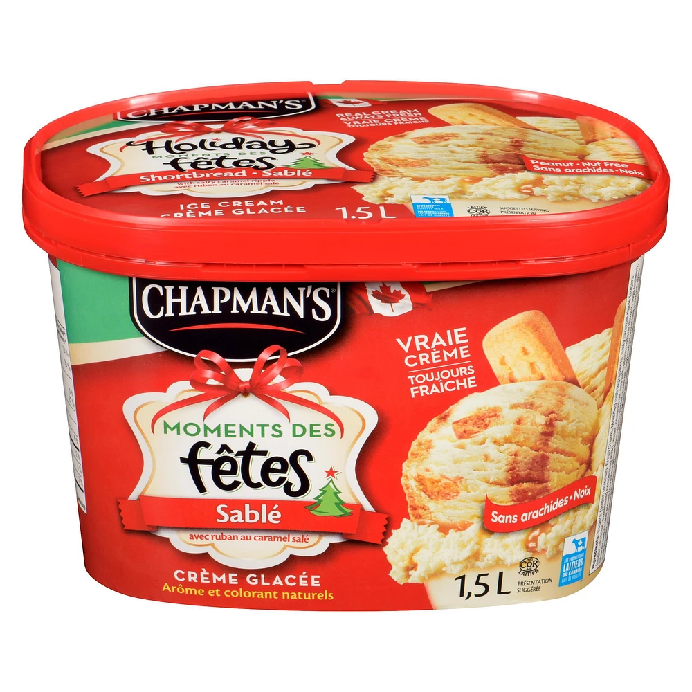 Chapman's Holiday Moments Shortbread Ice Cream