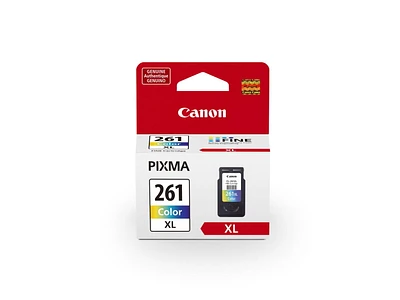 Canon CL-261 XL - XL - color (cyan, magenta, yellow) - original - ink cartridge - for PIXMA TR7020, TS5320, TS6420, TS6420a, XL cartridge