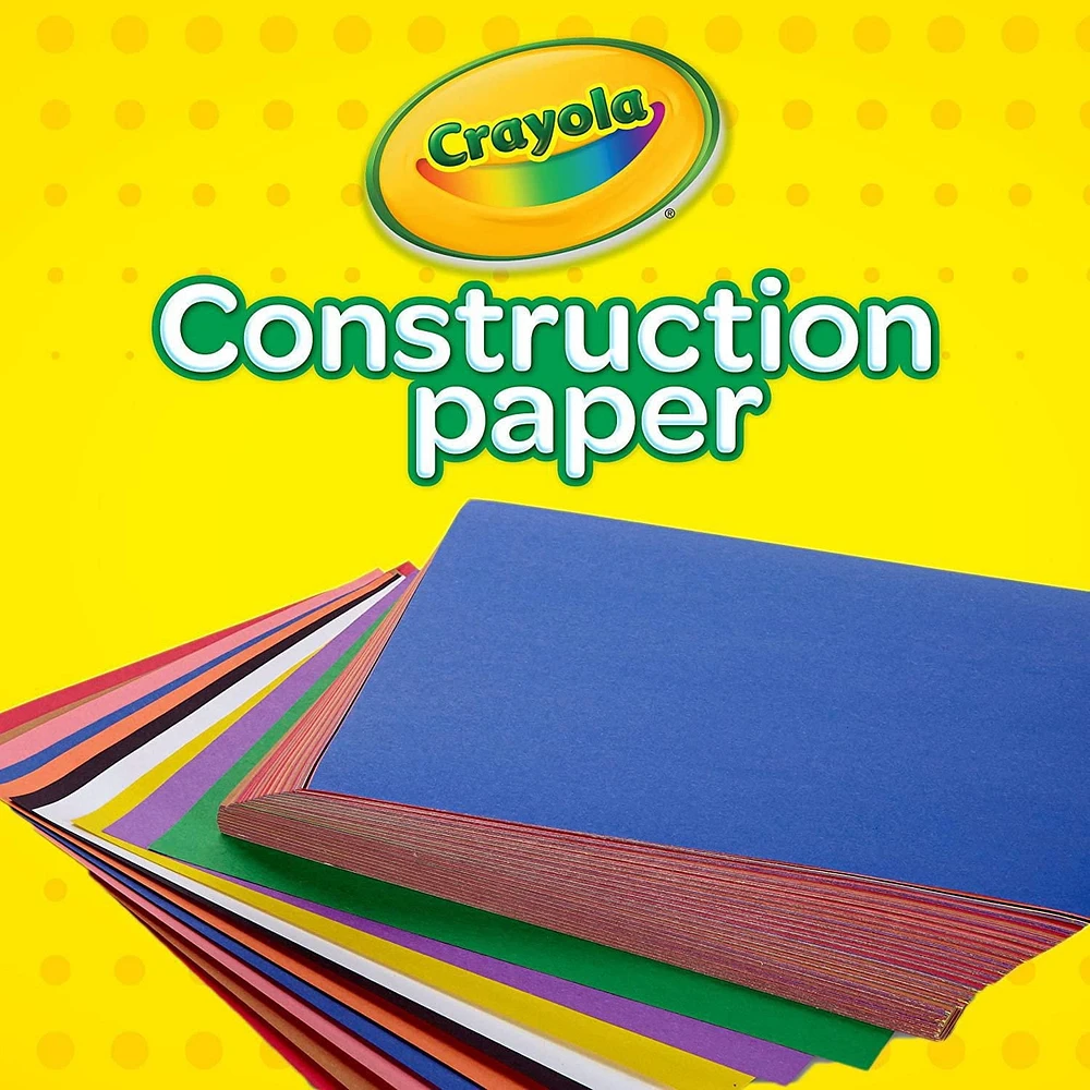 Papier construction Crayola, 500 feuilles 500 feuilles de papier