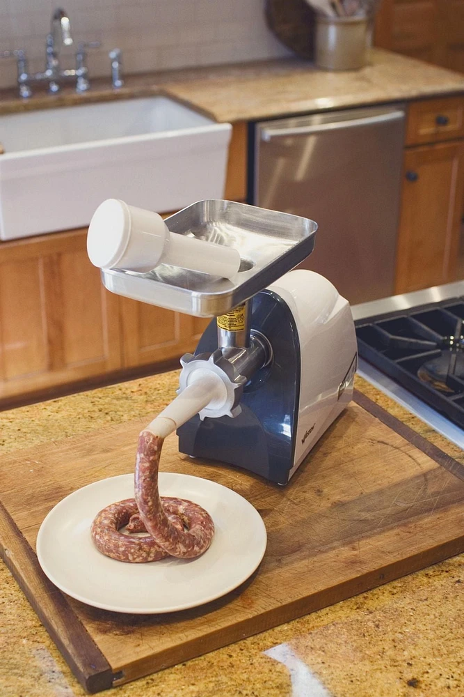 Weston #8 Heavy Duty Electric Meat Grinder & Sausage Stuffer 33-0201-W
