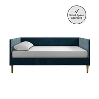 DHP Franklin Mid Century Upholstered Daybed