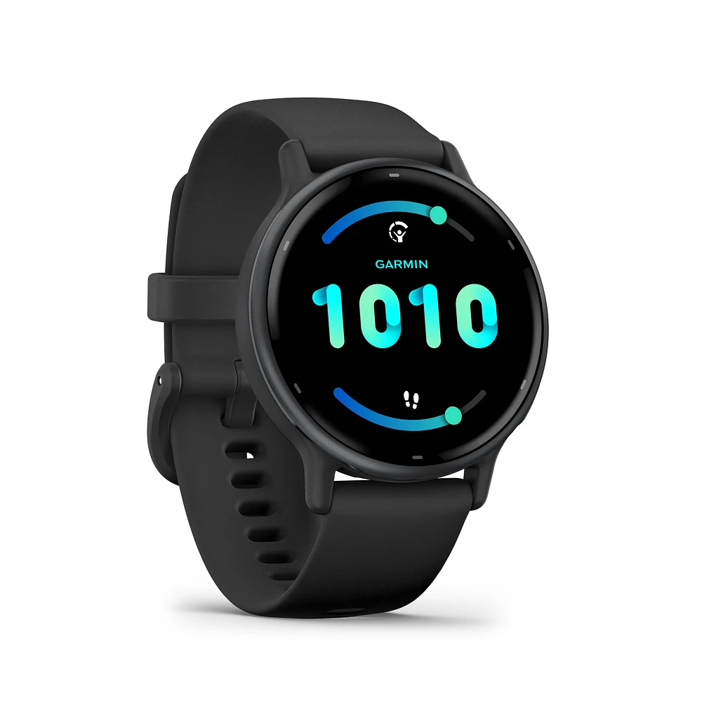 Montre intelligente GPS et tracker d'activité Garmin vívoactive 5 - Noir/Noir