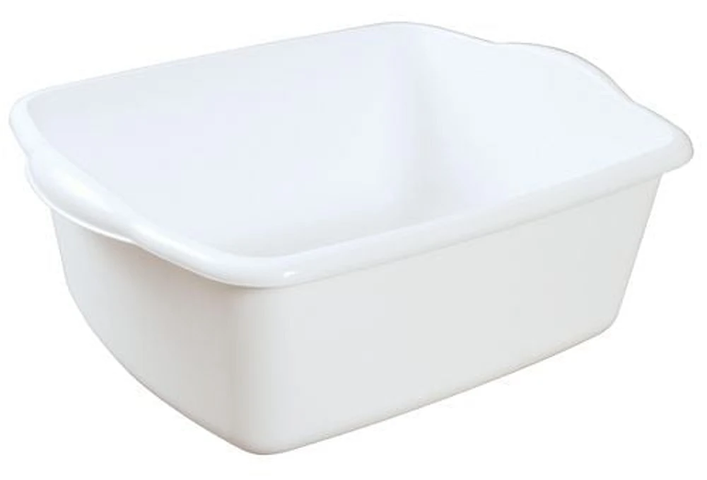 Plat à vaisselle de Sterilite de 11,4 litres en blanc 11,4 liters