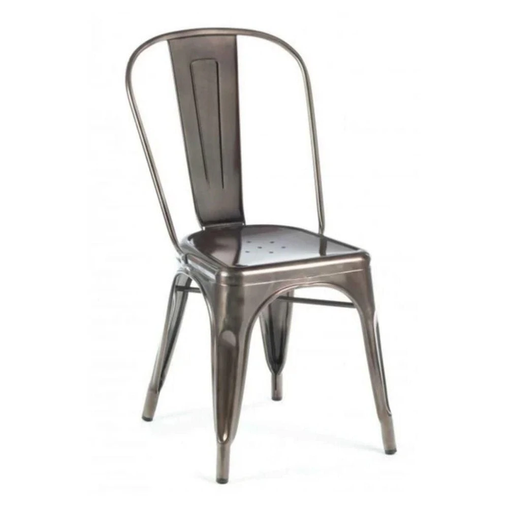 Chaise de salle à manger en métal Heavenly Collection, ENSEMBLE DE 2