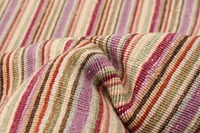ECARPETGALLERY Tapis Fait à la Main pour Salon, Salle à Manger et Chambre à Coucher Transitionnel Collection Manhattan 5'0" x 7'0" en Ivoire