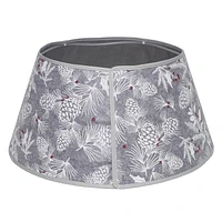Holiday Time Mottled Felt Stand Band™ Tree Stand Collar with Canvas Trim
