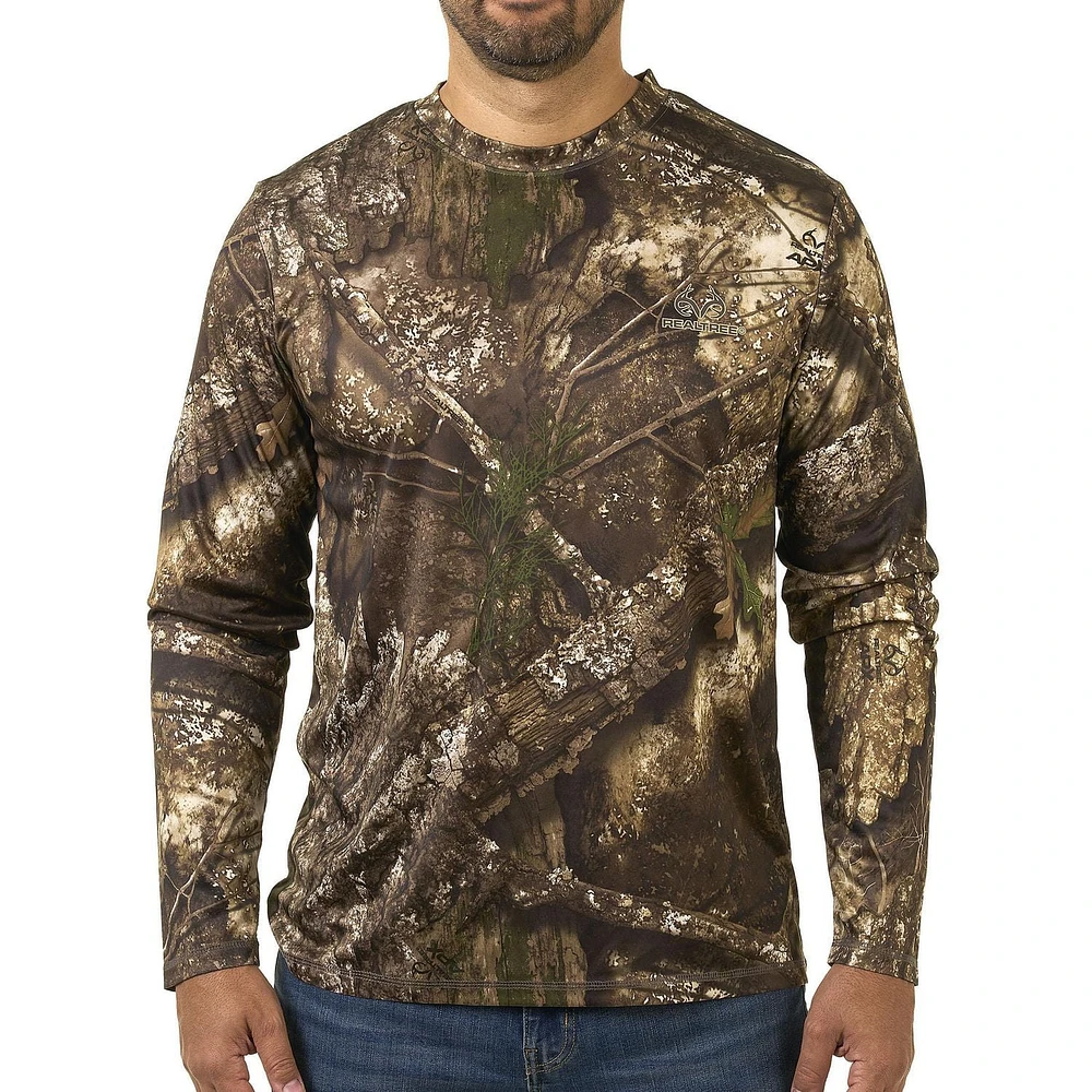 Realtree APX Men's Long-Sleeve Wicking T-Shirt
