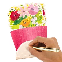 Carte en relief « Thinking of You » pour les fêtes et les anniversaires – Paper Wonder de Hallmark (Bouquet de fleurs)