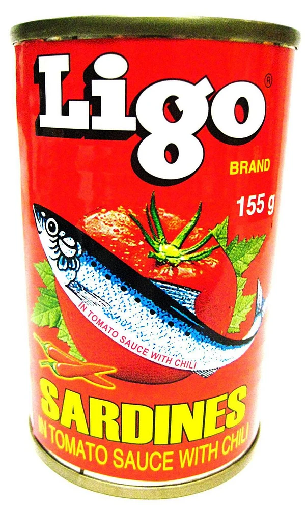 Ligo Sardines in Tomato Sauce with Chili, 155g