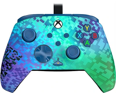 PDP REMATCH Advanced Wired Controller: Glitch Green - Xbox Series X|S, Xbox One, & Windows 10/11, PDP RMTCH W CNTRL: Glitch Grn
