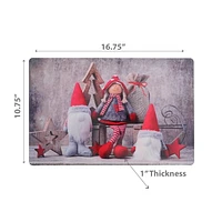 Placemat De Noël Placemat Gnome Plushes - Ensemble De 12