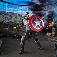Hasbro Marvel Legends Series Gamerverse, figurine Stealth Captain America à collectionner de 15 cm, à partir de 4 ans