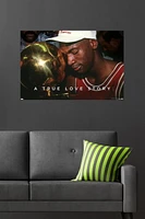 Michael Jordan - Black and White Wall Poster, 22.375" x 34"