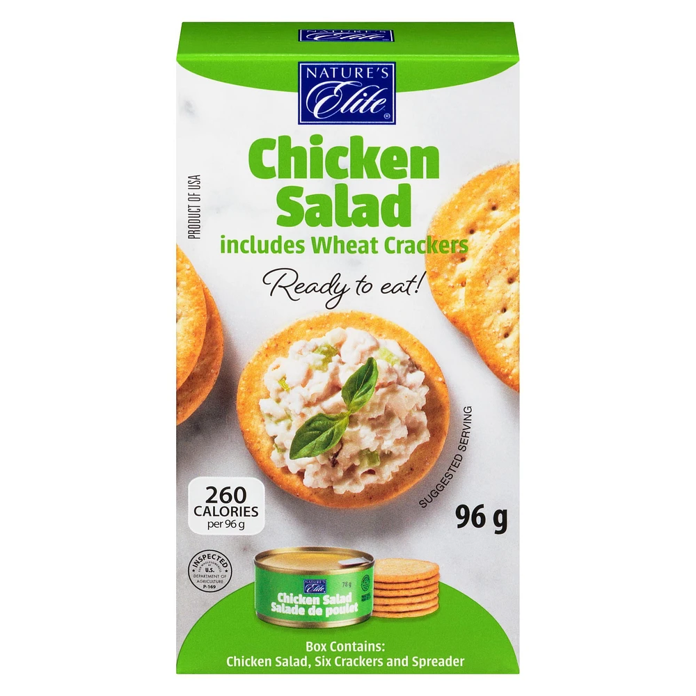 Nature's Elite Chicken Salad 96 g - Ready-to-eat Kit, Nature's Elite Chicken Salad Kit 96 g