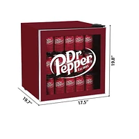 Dr. Pepper 1.8-cu ft Compact Refrigerator - Maroon