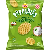 Lay’s Poppables Sour Cream & Chive Flavoured Potato Snacks, Value Size, 200 g.