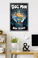 Dog Man - Book Cover (2016) Wall Poster, 22.375" x 34" Framed