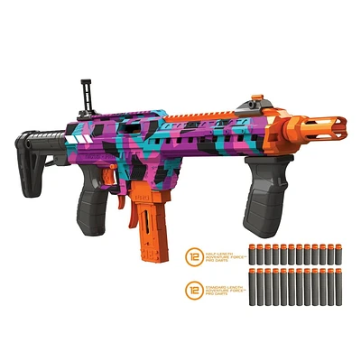 Adventure Force Tactical Strike Nexus Pro Ultimate Dart Blaster – Tire à plus de 125 pieds – Édition spéciale Camo graphique