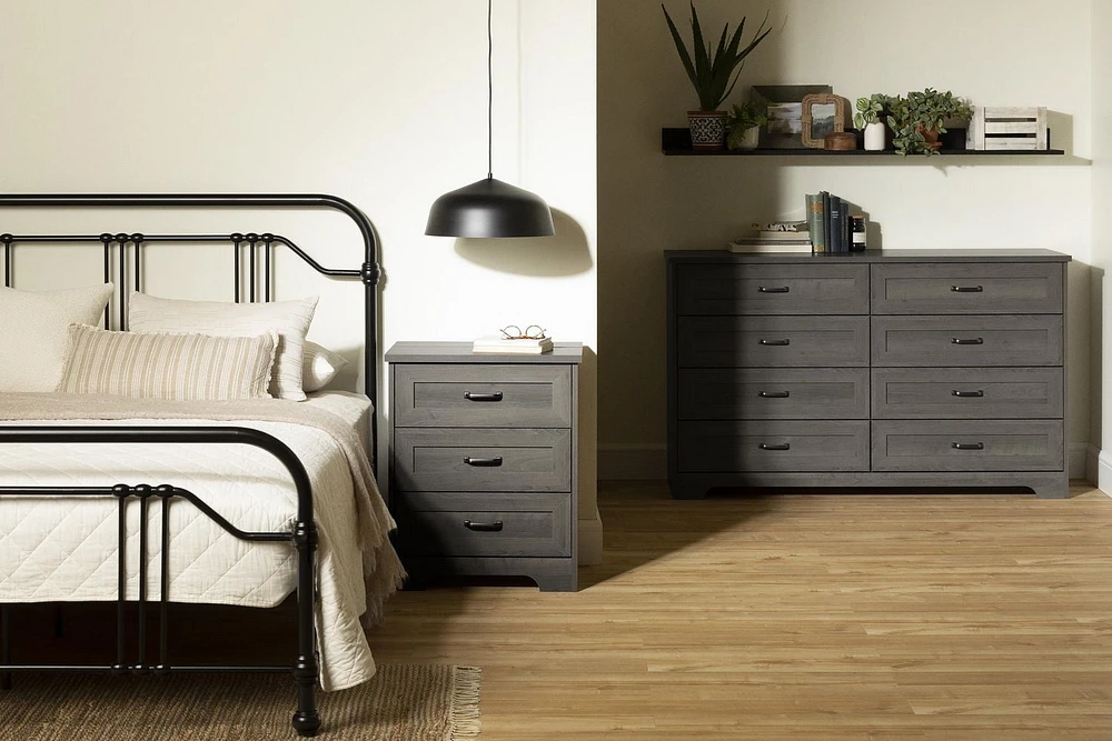 Commode 8 tiroirs de la collection Prairie South Shore