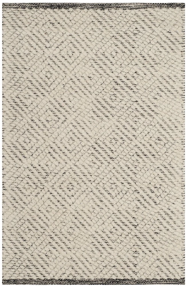 Safavieh Natura Eanna Tapis Géométrique, ivoire / gris clair