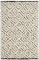 Safavieh Natura Eanna Tapis Géométrique, ivoire / gris clair