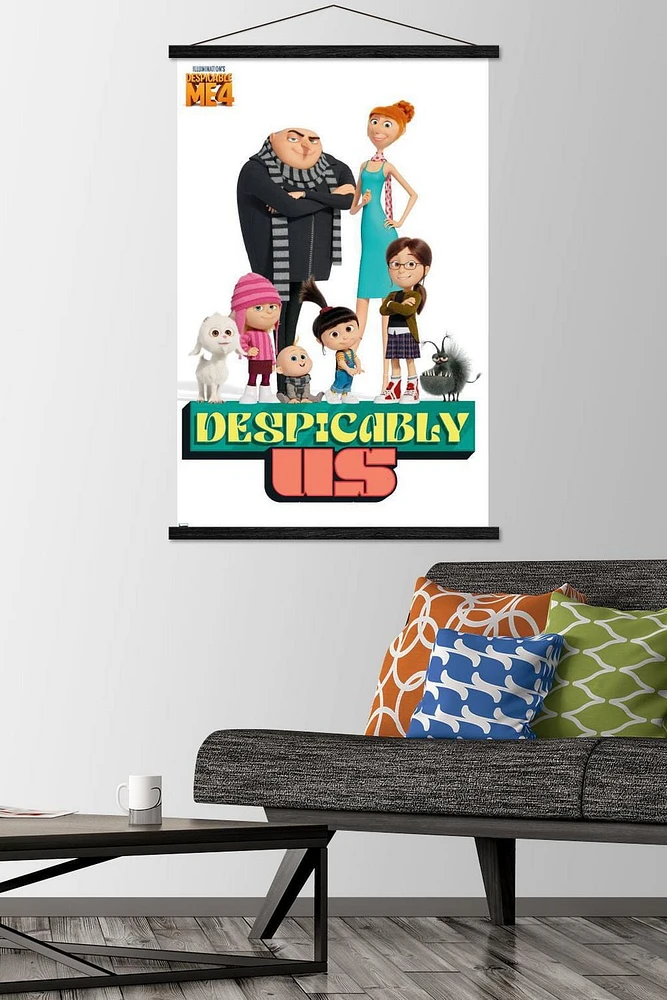 Illumination Despicable Me 4 - Despicably Us Wall Poster, 14.725" x 22.375"