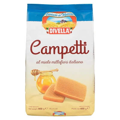 Divella Campetti Biscuits Italiennes au Miel 400g
