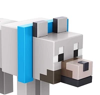 Minecraft Figurine articulée Loup, 8,26 cm, pièce Crée-un-portail