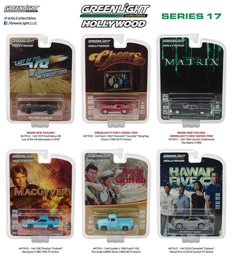 GreenLight 1:64 Hollywood Die-Cast Vehicles Series