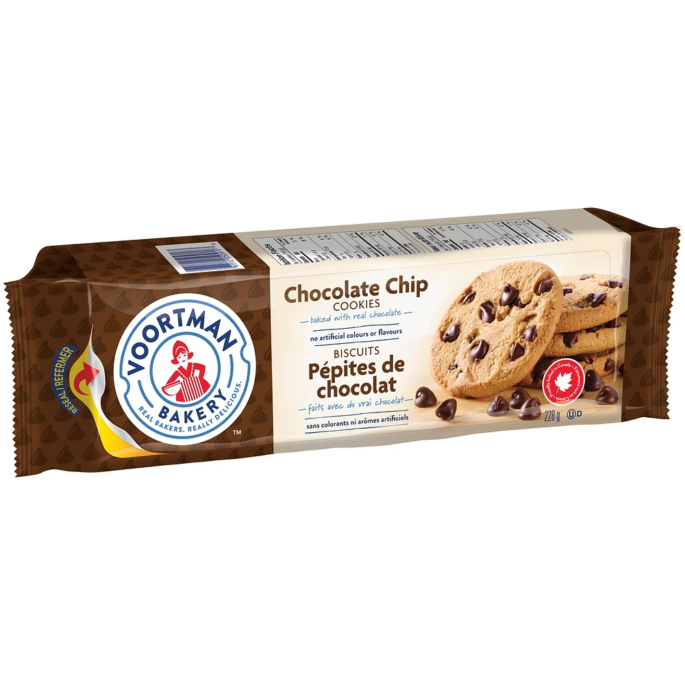 VOORTMAN Chocolate Chip Cookies, 228 g