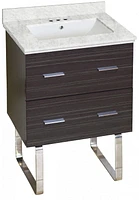 American Imaginations 23.75-in. W Vanity Set Dawn Grey AI-18572