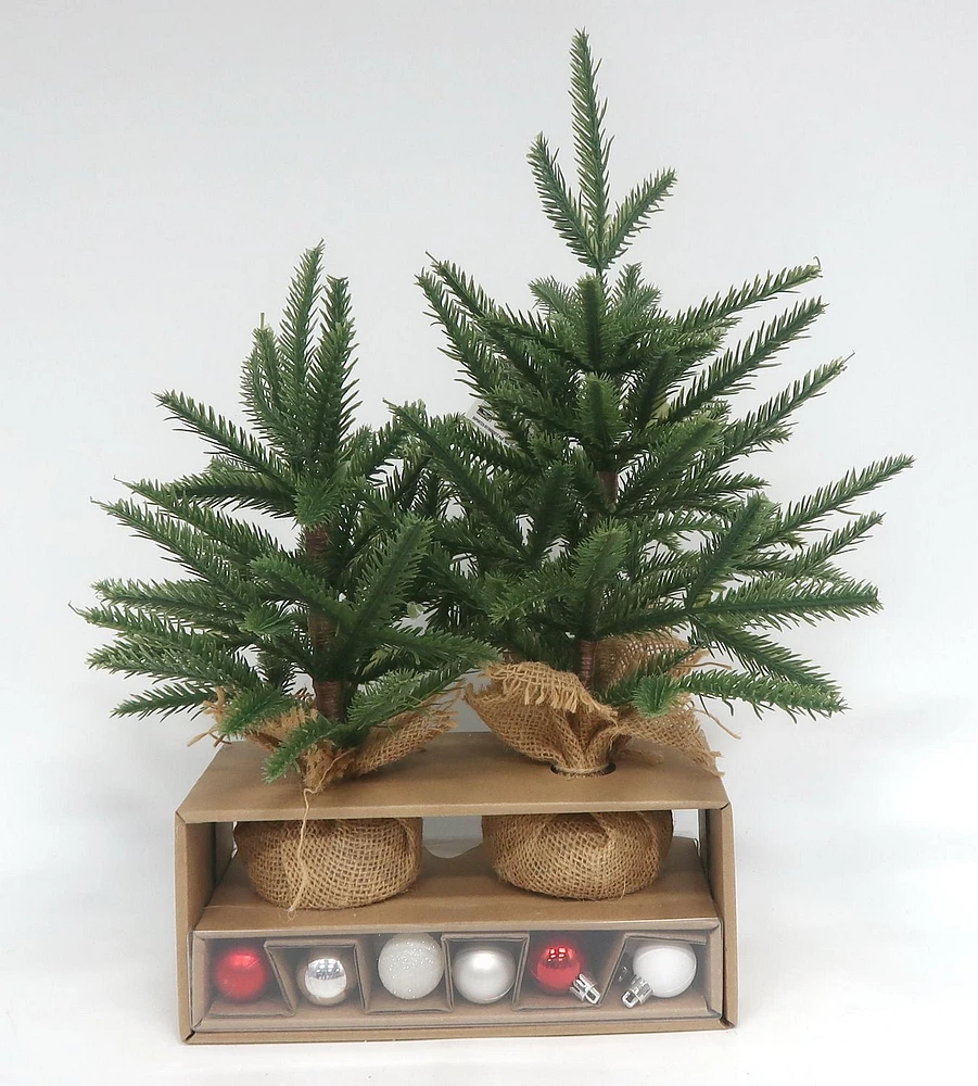 26 PIECES SAPIN DE NOEL AVEC ORNEMENTS