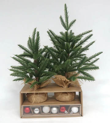 26 PIECES SAPIN DE NOEL AVEC ORNEMENTS