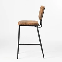 Homycasa Lot de 2 tabourets de bar – Tabourets de comptoir de 27 pouces pour îlot de cuisine
