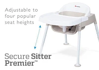 Chaise réglable à plateau pour enfant Secure Sitter PremierMC de Foundations à hauteur de siège 7", 9", 11" et 13", paquet de 3